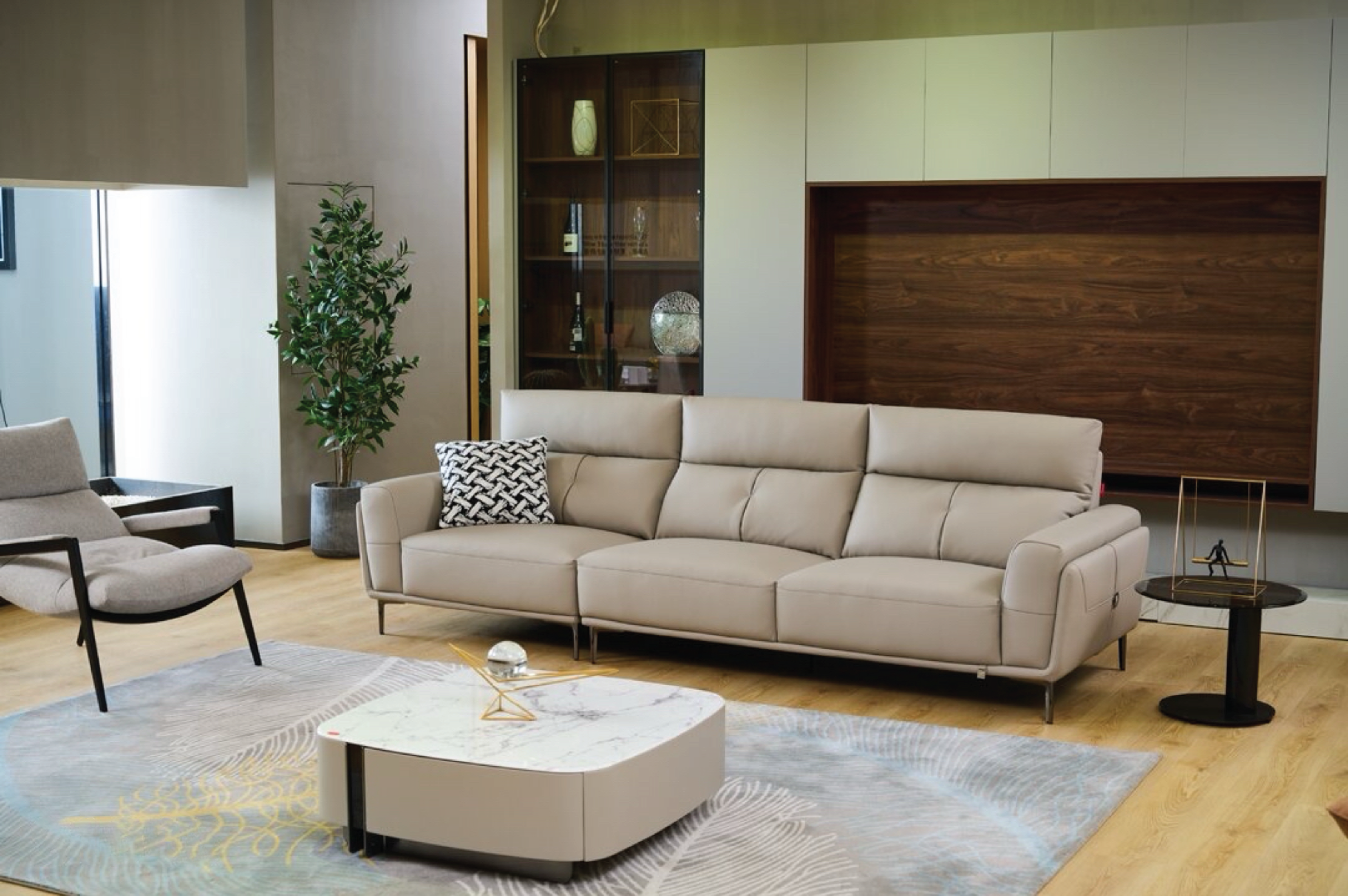 Cream Elegance Sofa Set