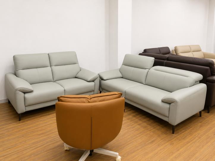 Light Grey 3+2 Sofa Set thumbnail 1