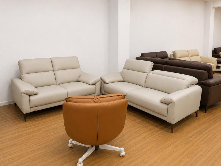 Light Grey 3+2 Sofa Set