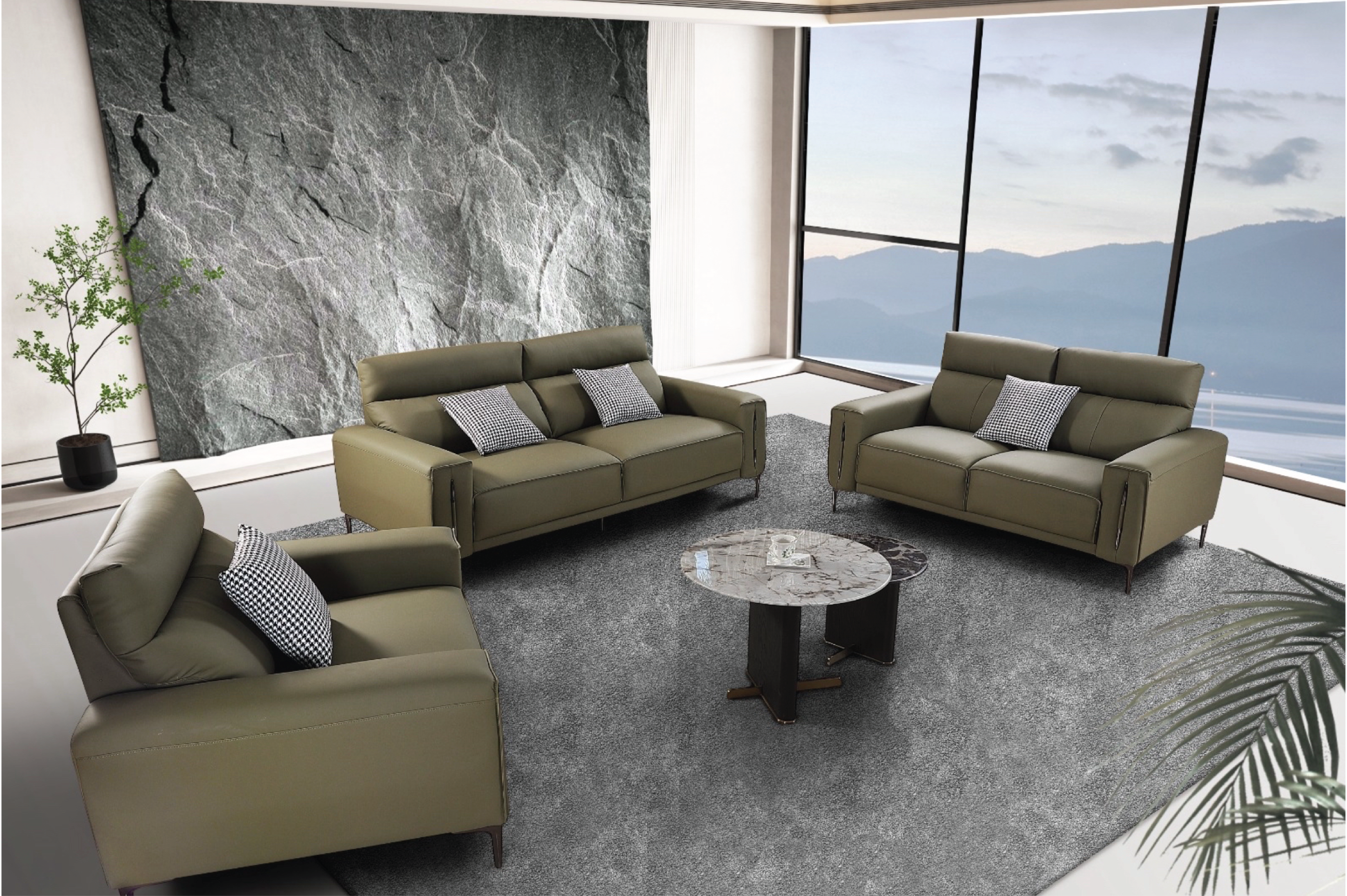 Luxury Designer Sofa Set