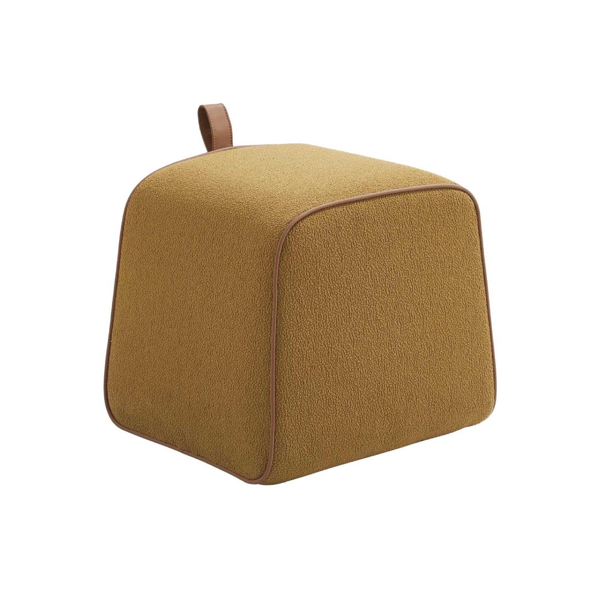 Leather Poufs