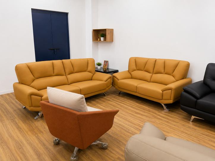 Mustard Yellow 3+2 Sofa Set