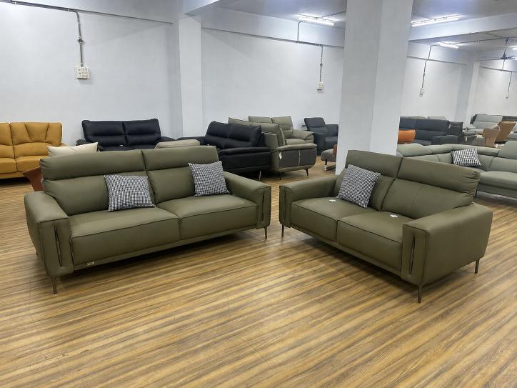 Olive Green 3+2 Sofa Set